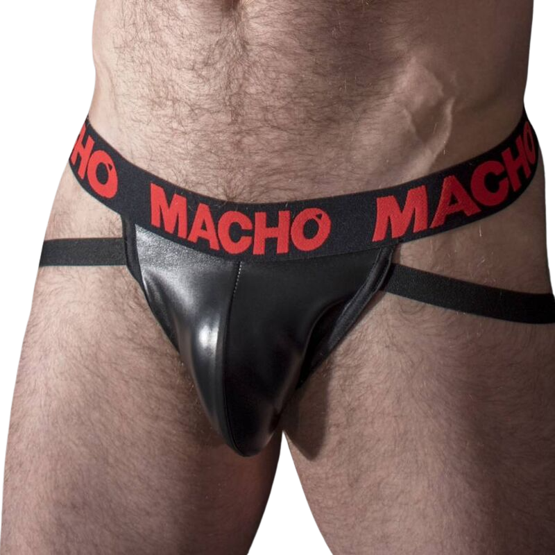 MACHO - MX25RC JOCK ROSSO PELLE XL