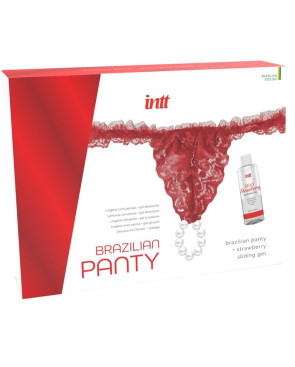 INTT RELEASES - BRASILIANA ROSSA CON PERLE E GEL LUBRIFICANTE 50 ML