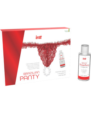 INTT RELEASES - BRASILIANA ROSSA CON PERLE E GEL LUBRIFICANTE 50 ML