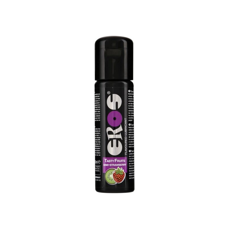 EROS - LUBRIFICANTE GUSTO FRUTTA FRAGOLA E KIWI 100 ML