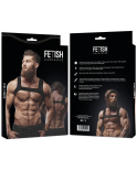 FETISH SUBMISSIVE ATTITUDE - IMBRACATURA PETTO IN NEOPRENE DA UOMO TAGLIA L