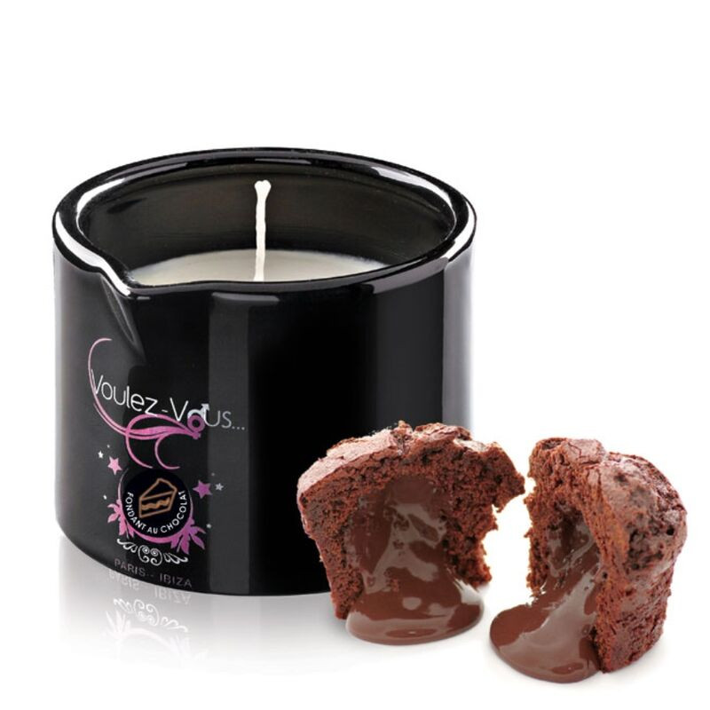 VOULEZ-VOUS - CANDELA DA MASSAGGIO FONDENTE AL CIOCCOLATO 180 ML