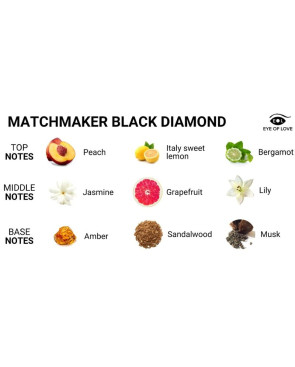 EYE OF LOVE - CANDELA DA MASSAGGIO CON DIAMANTE NERO MATCHMAKER ATTRACT HER 150 ML