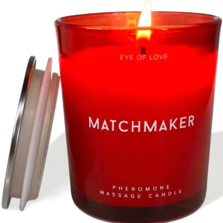 EYE OF LOVE - MATCHMAKER CANDELA DA MASSAGGIO CON DIAMANTE ROSSO ATTRACT HIM 150 ML