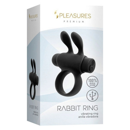 Anelli Fallici S Pleasures Rabbit Nero