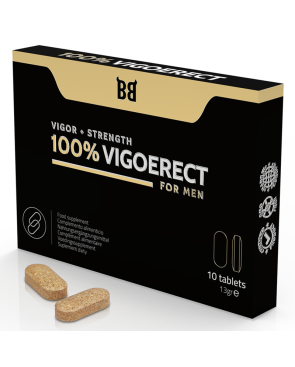 BLACK BULL - 100% VIGOERECT VIGORE + FORZA PER UOMINI 10 COMPRESSE