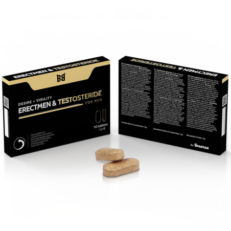 BLACK BULL - POTENZA ERECTMEN E TESTOSTERIDE E TESTOSTERONE PER UOMINI 10 CAPSULE