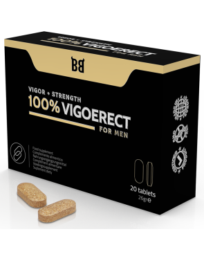 BLACK BULL - 100% VIGOERECT VIGORE + FORZA PER UOMINI 20 COMPRESSE