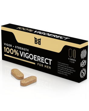 BLACK BULL - 100% VIGOERECT VIGORE + FORZA PER UOMINI 4 COMPRESSE