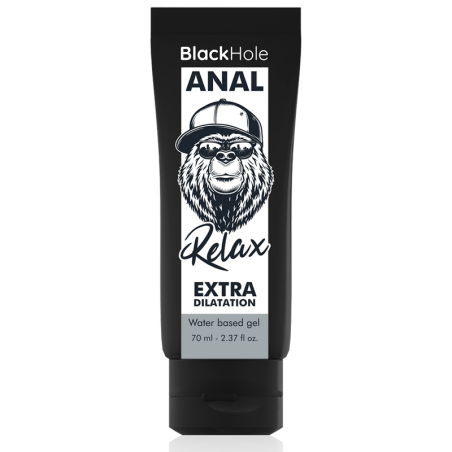 BLACK HOLE - GEL BASE ACQUA DILATAZIONE ANALE 70 ML