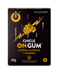 WUG GUM - ON CAFFEINE, GINSENG AND GUARANA GUM 10 UNITS