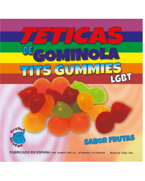 DIABLO GOLOSO - GLITTER ASSORTITI GUMMY TEETICS