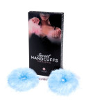 SECRETPLAY - MANETTE MARABOU CHIARO BLU