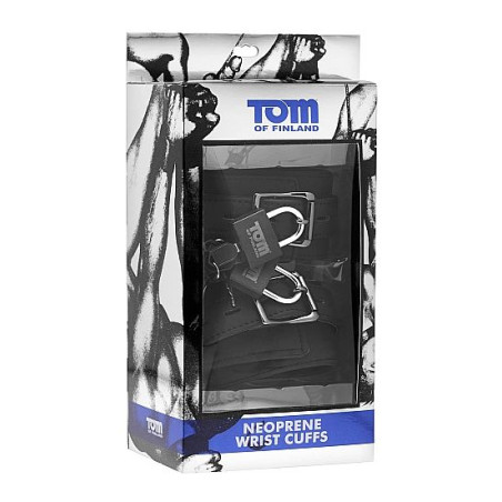 TOM OF FINLAND - POLSINI DA POLSO IN NEOPRENE CON SERRATURA