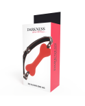 DARKNESS - BAVAGLINO IN SILICONE RED BONE