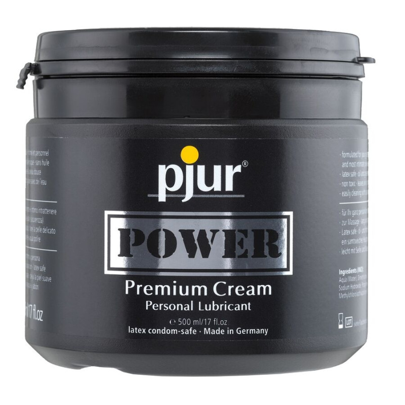 PJUR - POWER PREMIUM CREMA LUBRIFICANTE PERSONALE 500 ML