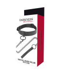 DARKNESS - COLLANA NERA CON CATENA