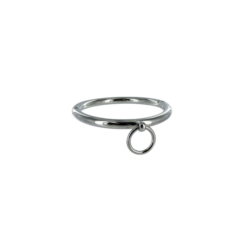 METAL HARD - COLLANA BDSM CON ANELLO 18CM