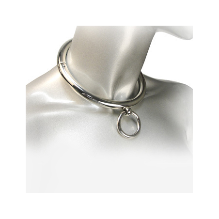 METAL HARD - COLLANA BDSM CON ANELLO 18CM