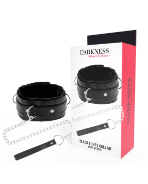 DARKNESS - COLLANA PER POSTURA CONFORTEVOLE CON CATENA IN PELLE