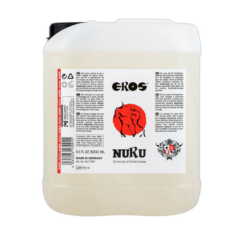 EROS - OLIO DA MASSAGGIO NURU RICCO DI MINERALI 5000 ML