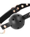 BEGME - BLACK EDITION BALL GAG VEGAN IN PELLE