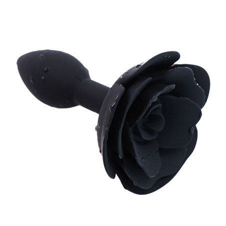 OHMAMA FETISH - PLUG ANALE IN SILICONE NERO ROSA