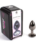 SECRETPLAY - BUTT PLUG GUNMETAL TAGLIA PICCOLA 7 CM