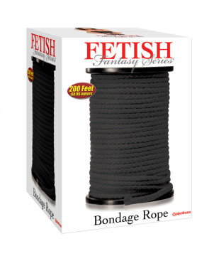 FETISH FANTASY SERIES - CORDA BONDAGE SERIE NERA 60,96 METRI