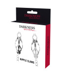 DARKNESS - PINZA PER CAPEZZOLI IN METALLO CON CATENA