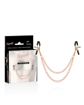 COQUETTE - CHIC DESIRE CLIPS PER CAPEZZOLI IN METALLO FANTASIA CON CATENA