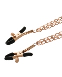 COQUETTE - CHIC DESIRE CLIPS PER CAPEZZOLI IN METALLO FANTASIA CON CATENA