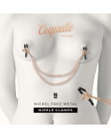 COQUETTE - CHIC DESIRE CLIPS PER CAPEZZOLI IN METALLO FANTASIA CON CATENA