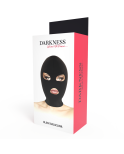 DARKNESS - MASCHERA DI SOTTOMISSIONE BDSM BOCCA E OCCHI NERA