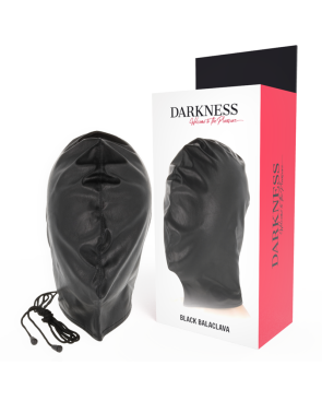 DARKNESS - MASCHERA DI SOTTOMISSIONE NERA