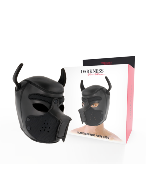 DARKNESS - MASCHERA PER CANI IN NEOPRENE CON MUSEROLA RIMOVIBILE M