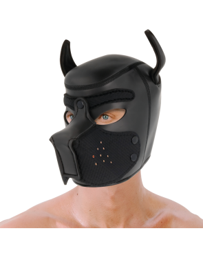 DARKNESS - MASCHERA PER CANI IN NEOPRENE CON MUSEROLA RIMOVIBILE M