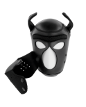 DARKNESS - MASCHERA PER CANI IN NEOPRENE CON MUSEROLA RIMOVIBILE M