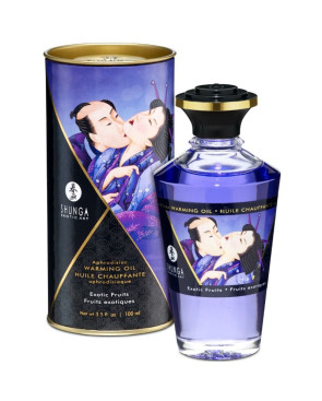 SHUNGA - OLIO DA MASSAGGIO EFFETTO CALORE SAPORE DI FRUTTA ESOTICA 100 ML