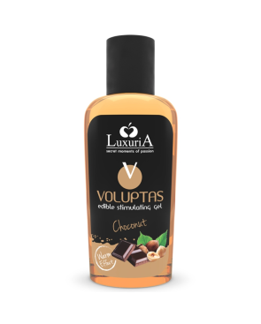 INTIMATELINE LUXURIA - VOLUPTAS GEL DA MASSAGGIO ALIMENTARE EFFETTO RISCALDANTE - CIOCCOLATO 100 ML