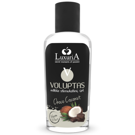 INTIMATELINE LUXURIA - VOLUPTAS GEL DA MASSAGGIO ALIMENTARE EFFETTO RISCALDANTE - COCCO E CREMA 100 ML