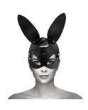 COQUETTE CHIC DESIRE - MASCHERA VEGANA IN PELLE CON ORECCHIE DI CONIGLIO