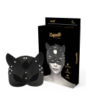 COQUETTE CHIC DESIRE - MASCHERA VEGANA IN PELLE CON ORECCHIE DI GATTO