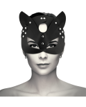 COQUETTE CHIC DESIRE - MASCHERA VEGANA IN PELLE CON ORECCHIE DI GATTO