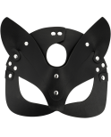 COQUETTE CHIC DESIRE - MASCHERA VEGANA IN PELLE CON ORECCHIE DI GATTO