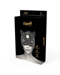 COQUETTE CHIC DESIRE - MASCHERA VEGANA IN PELLE CON ORECCHIE DI GATTO