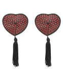 COQUETTE CHIC DESIRE - COPRI CAPEZZOLI CUORE NERO / ROSSO