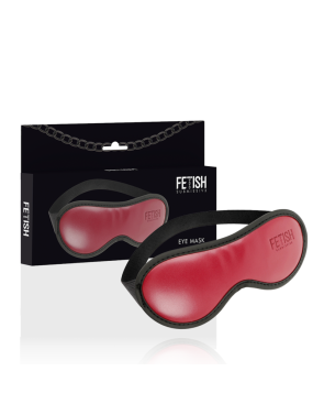 FETISH SUBMISSIVE DARK ROOM - MASCHERA VEGANA IN PELLE CON FODERA IN NEOPRENE