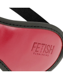 FETISH SUBMISSIVE DARK ROOM - MASCHERA VEGANA IN PELLE CON FODERA IN NEOPRENE