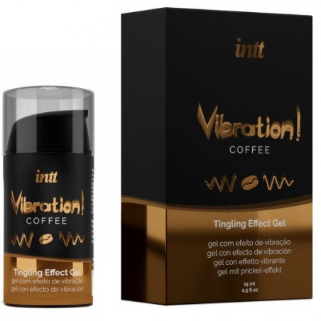 INTT MASSAGE  ORAL SEX - GEL DA MASSAGGIO AL GUSTO DI CAFFÈ EFFETTO CALDO